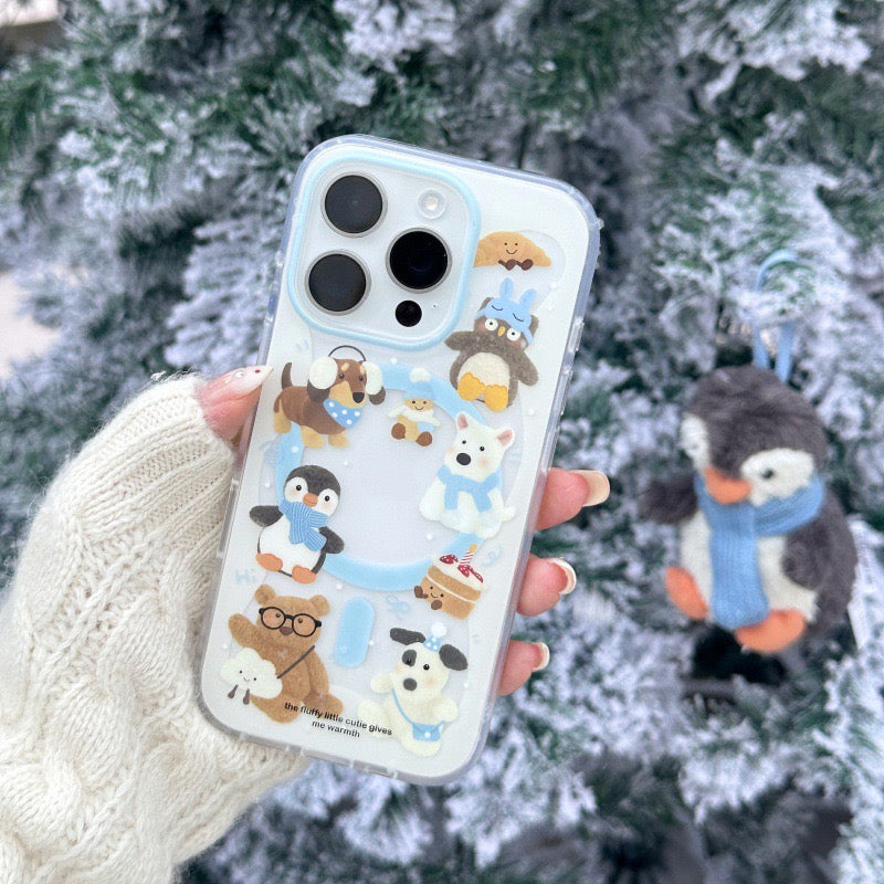 【Preorder】B128✨ 冬季Jelly Cat磨砂壳