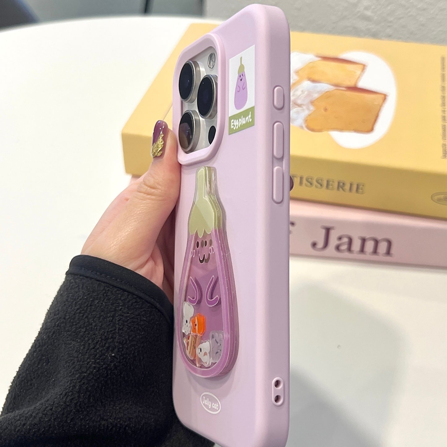 【Preorder】B135✨ JC Eggplant 硅胶手机壳