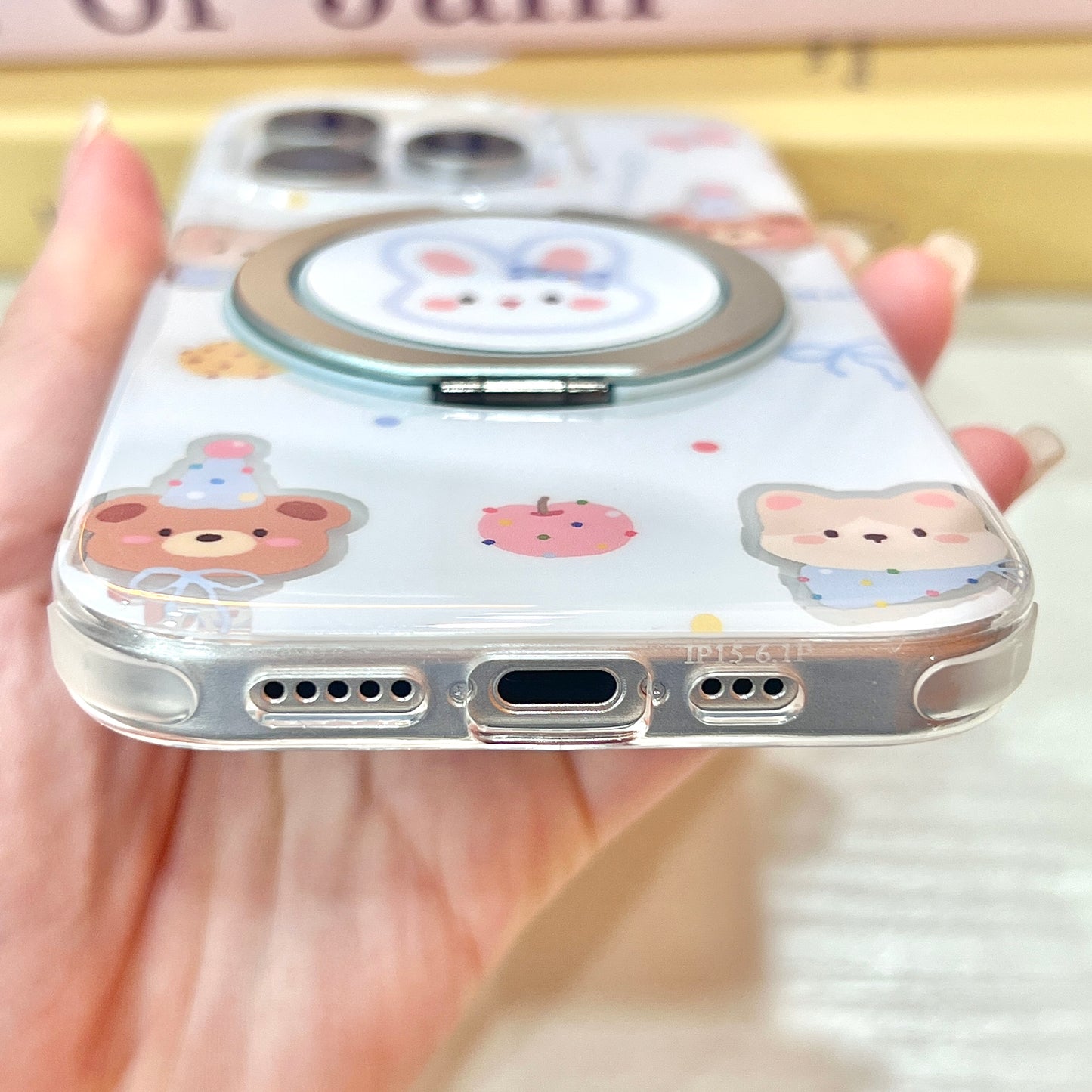 【自带磁吸环】B113✨小熊与小兔子