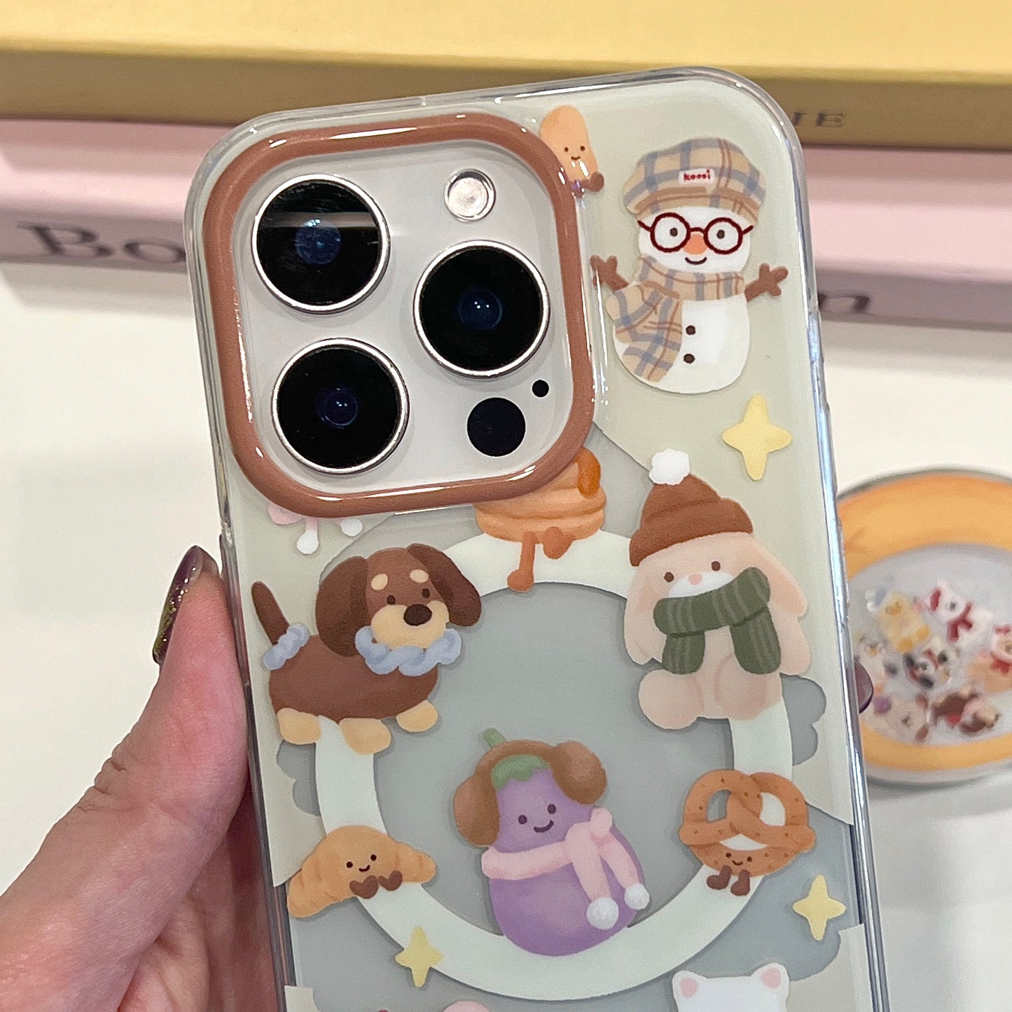 【Preorder】B137✨ JC 秋冬土司摇摇乐磁吸壳