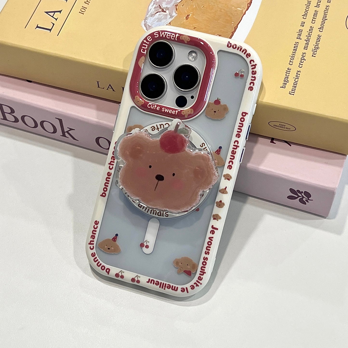 【Preorder】有PLUS款!B142✨ 苹果小熊磁吸壳