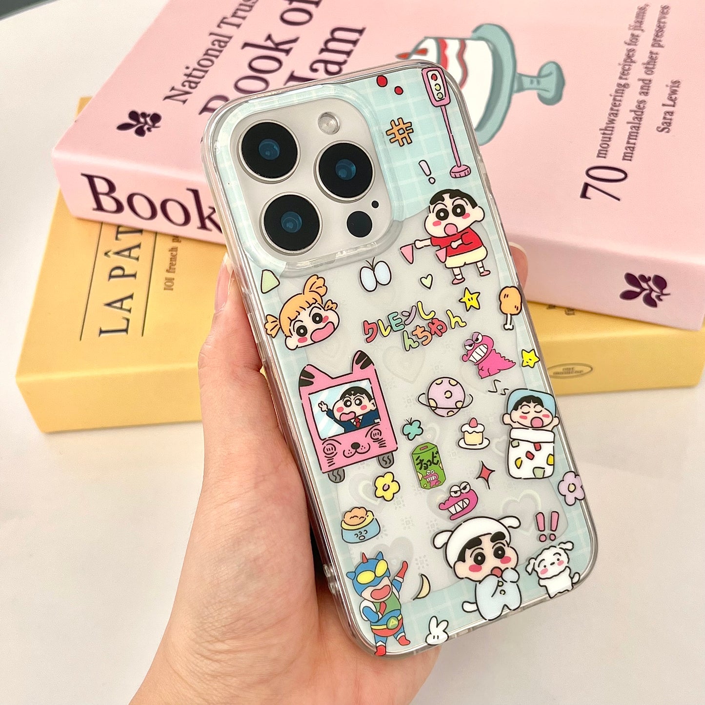 【Ready Stock】B082 ✨ 镭射可爱动漫蜡笔小新