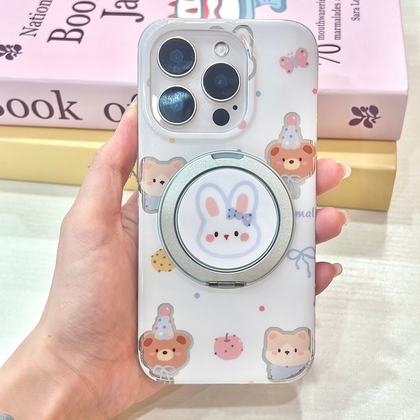 【自带磁吸环】B113✨小熊与小兔子