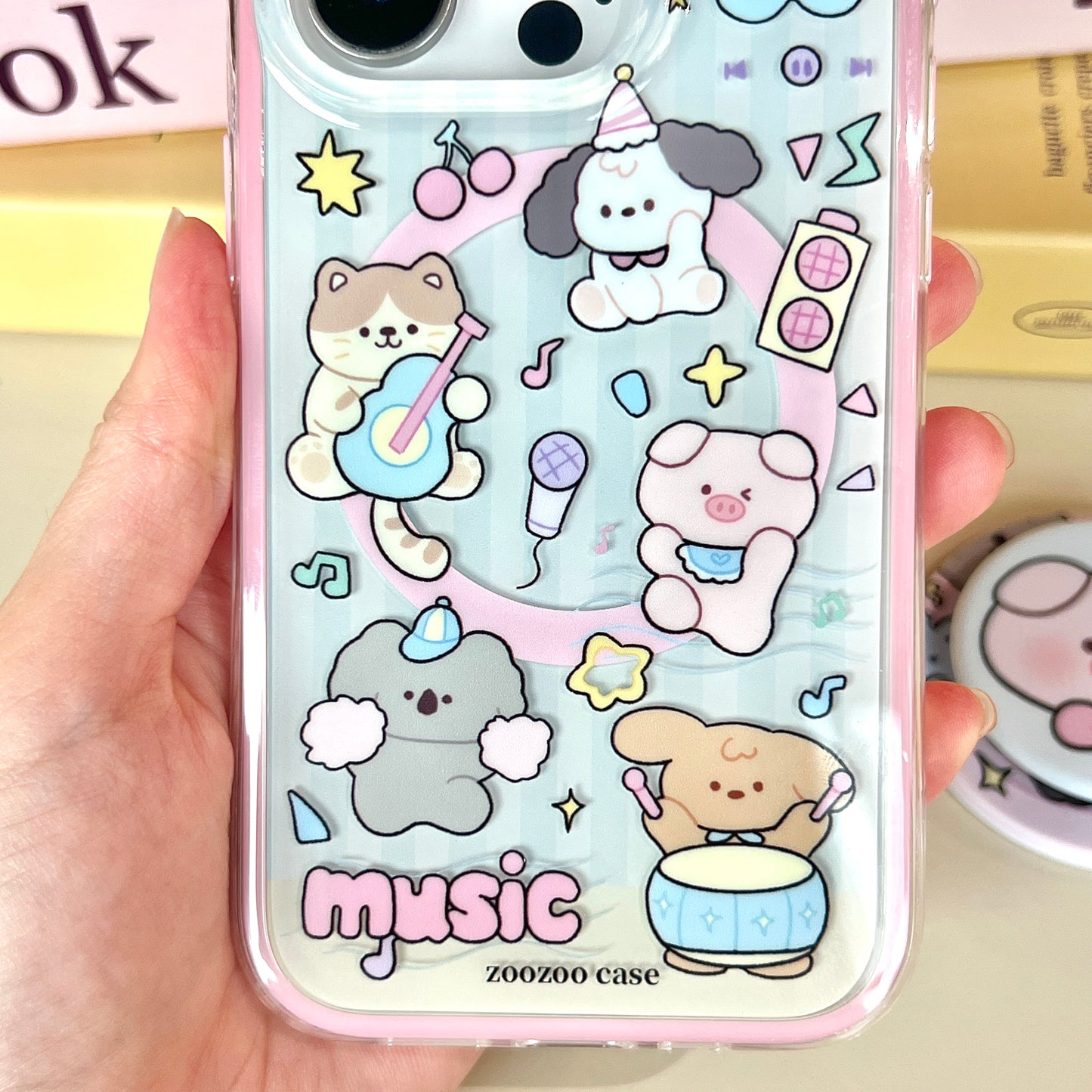 【Preorder】B097✨ 小动物派对磁吸壳