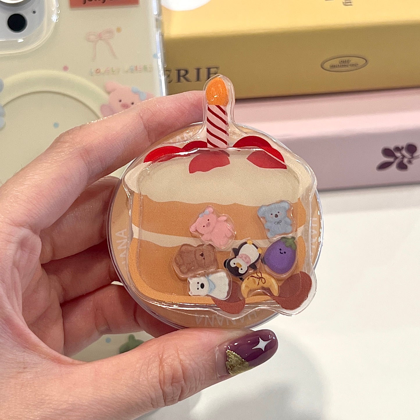 【MUST HAVE】B108 Jellycat 蛋糕摇摇乐磁吸壳