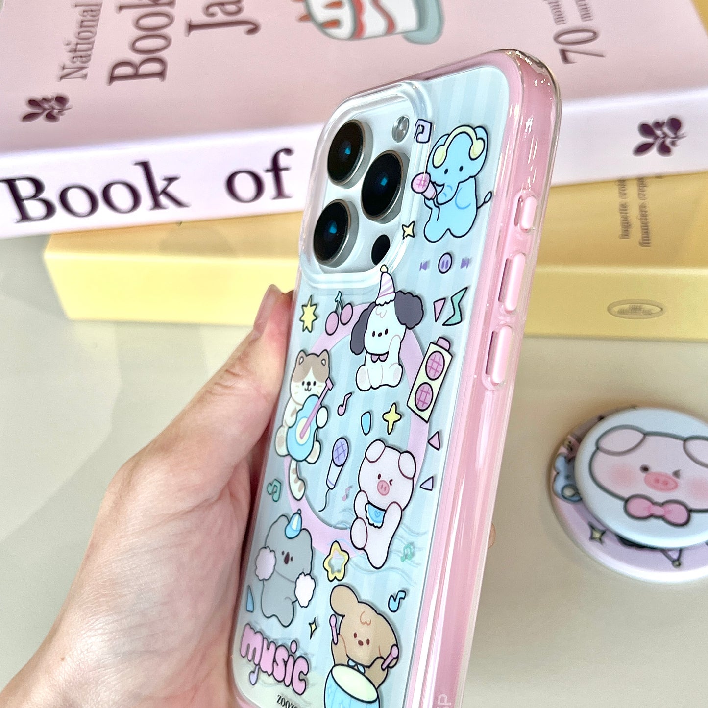 【Preorder】B097✨ 小动物派对磁吸壳