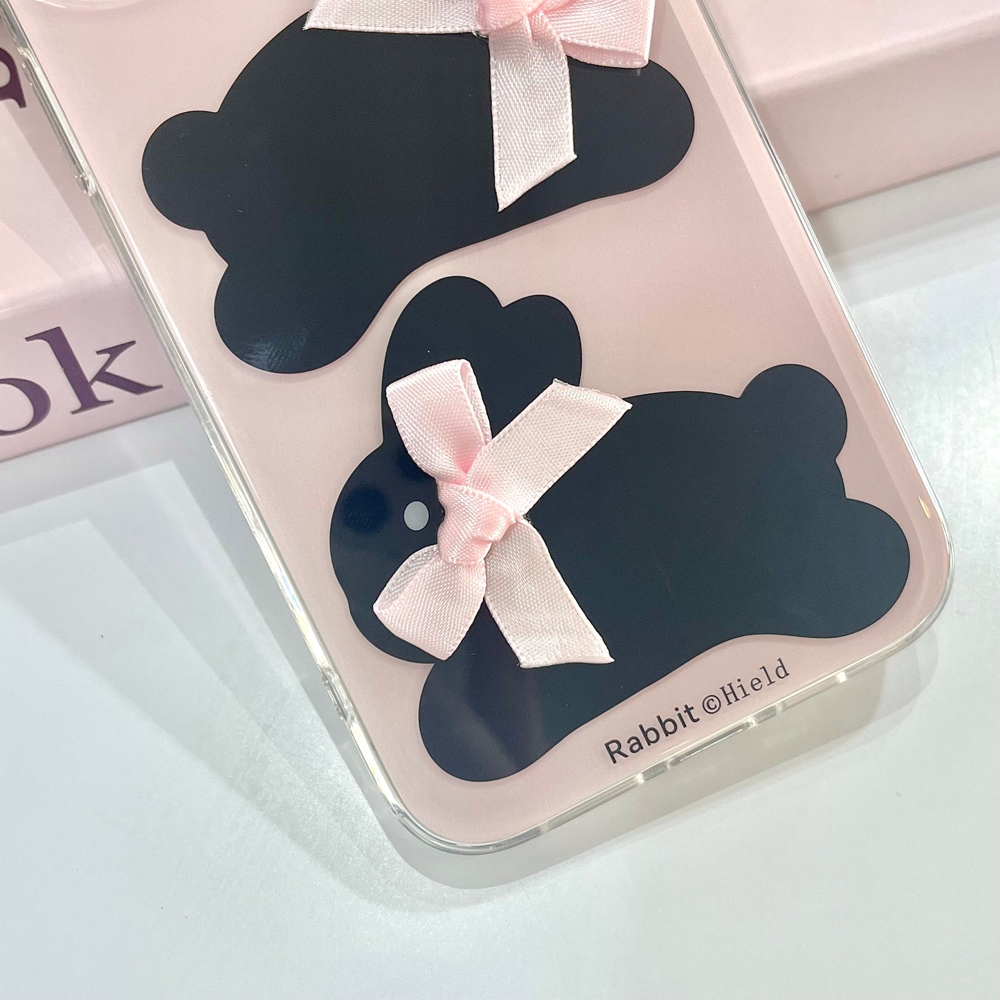 【Ready Stock】B040 ✨ 15PM 蝴蝶结黑兔兔🐰
