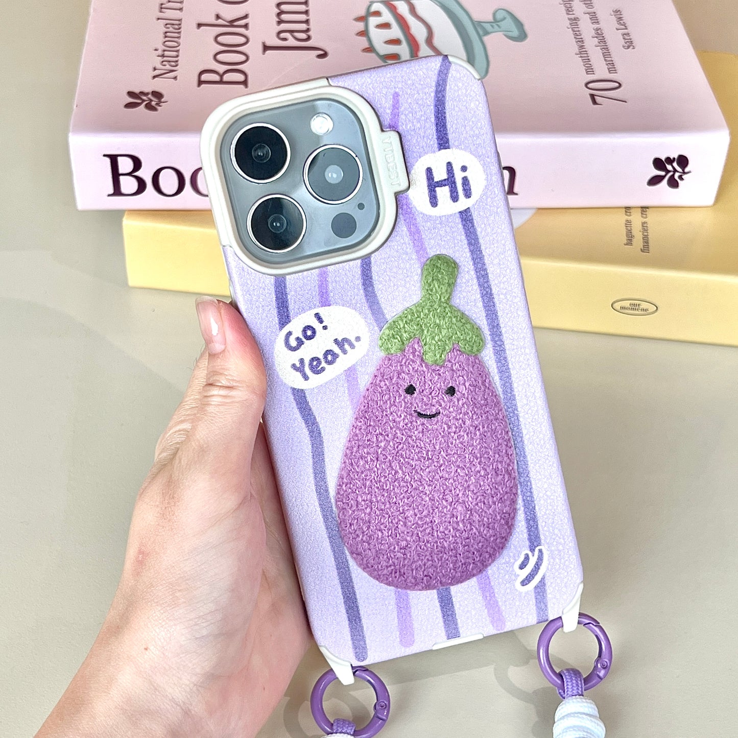 【Preorder】B092✨ 绒布刺绣表情壳子