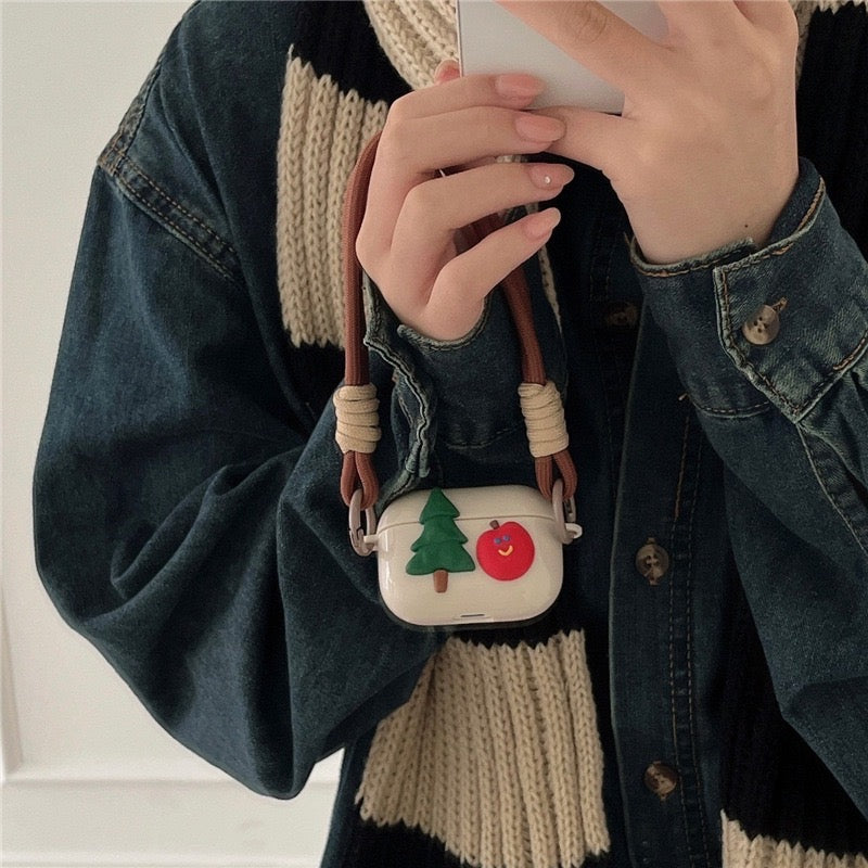 【Preorder】B104✨ 立体苹果airpods壳耳机壳