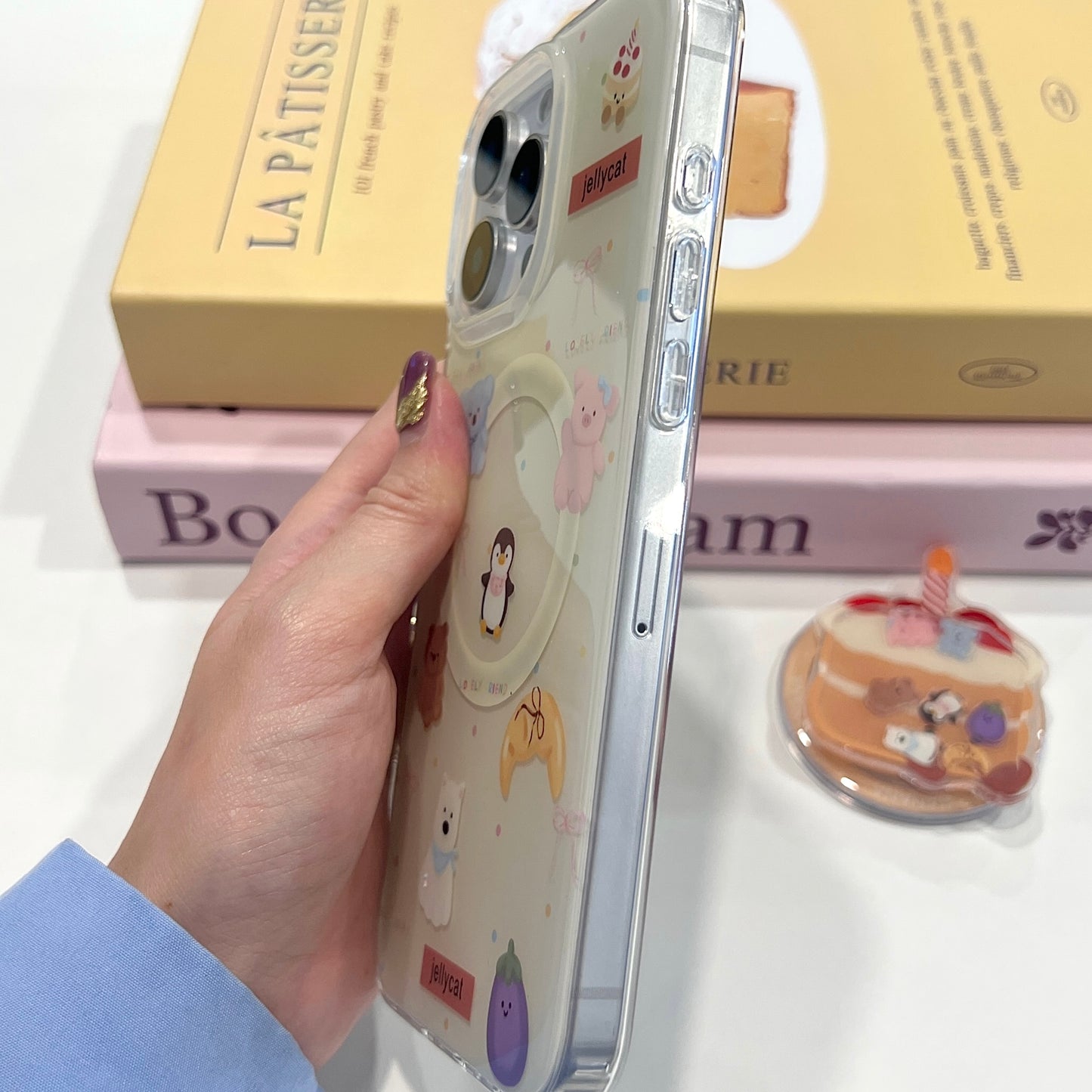 【MUST HAVE】B108 Jellycat 蛋糕摇摇乐磁吸壳