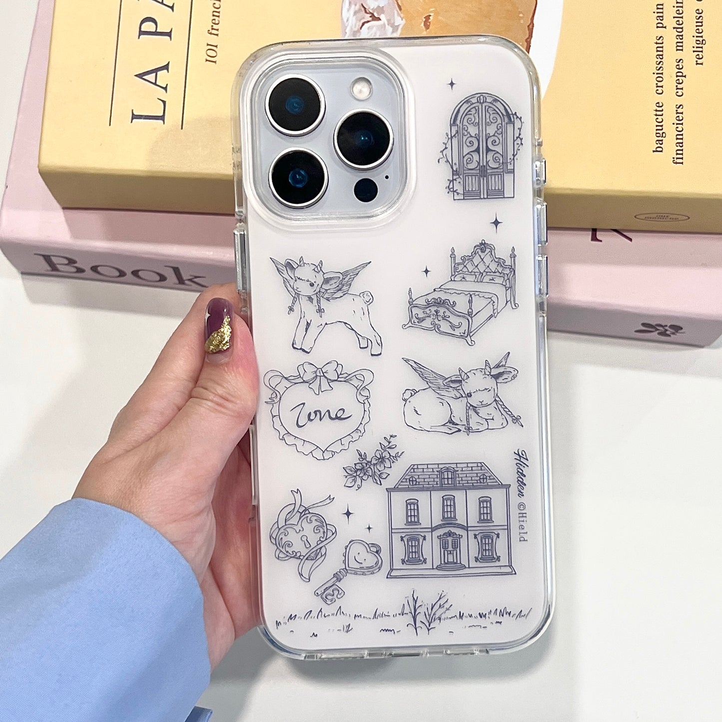【Preorder】B138✨ 法式素描磨砂壳