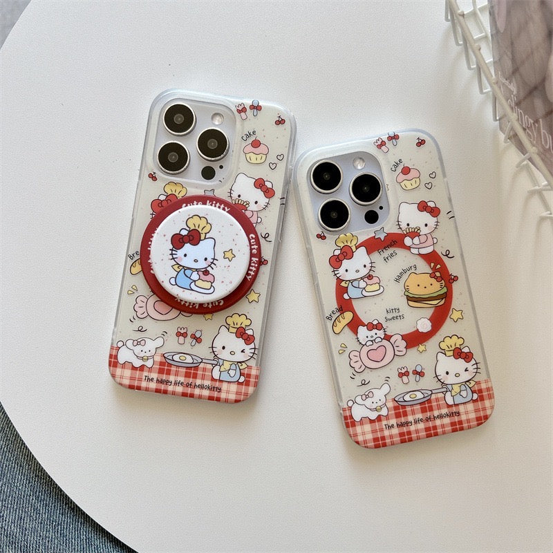 【Preorder】B129✨ Chef kitty🎀Hello Kitty 磁吸壳