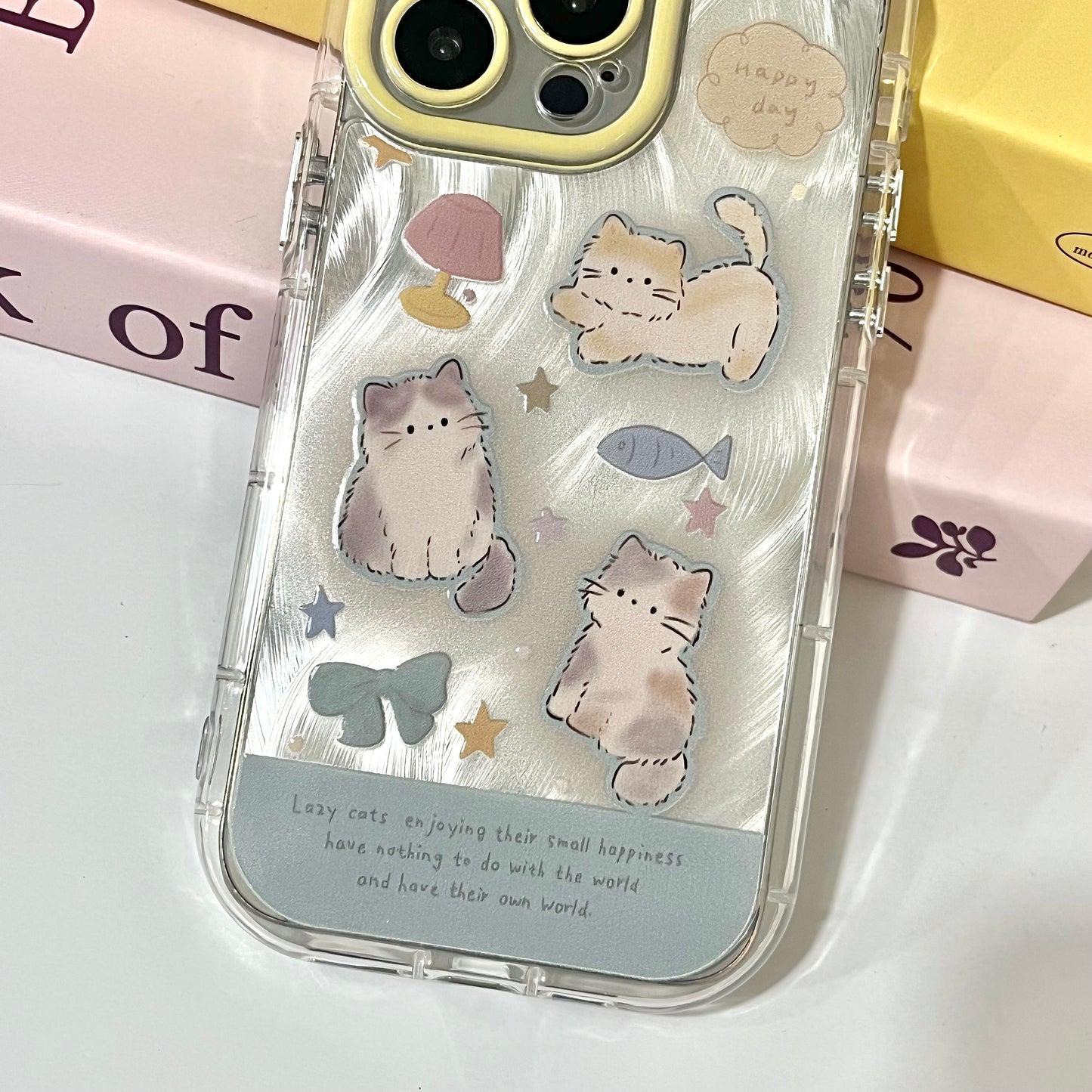 【Ready Stock】B053 ✨ 15 Pro Max 羽纱蓝色小猫