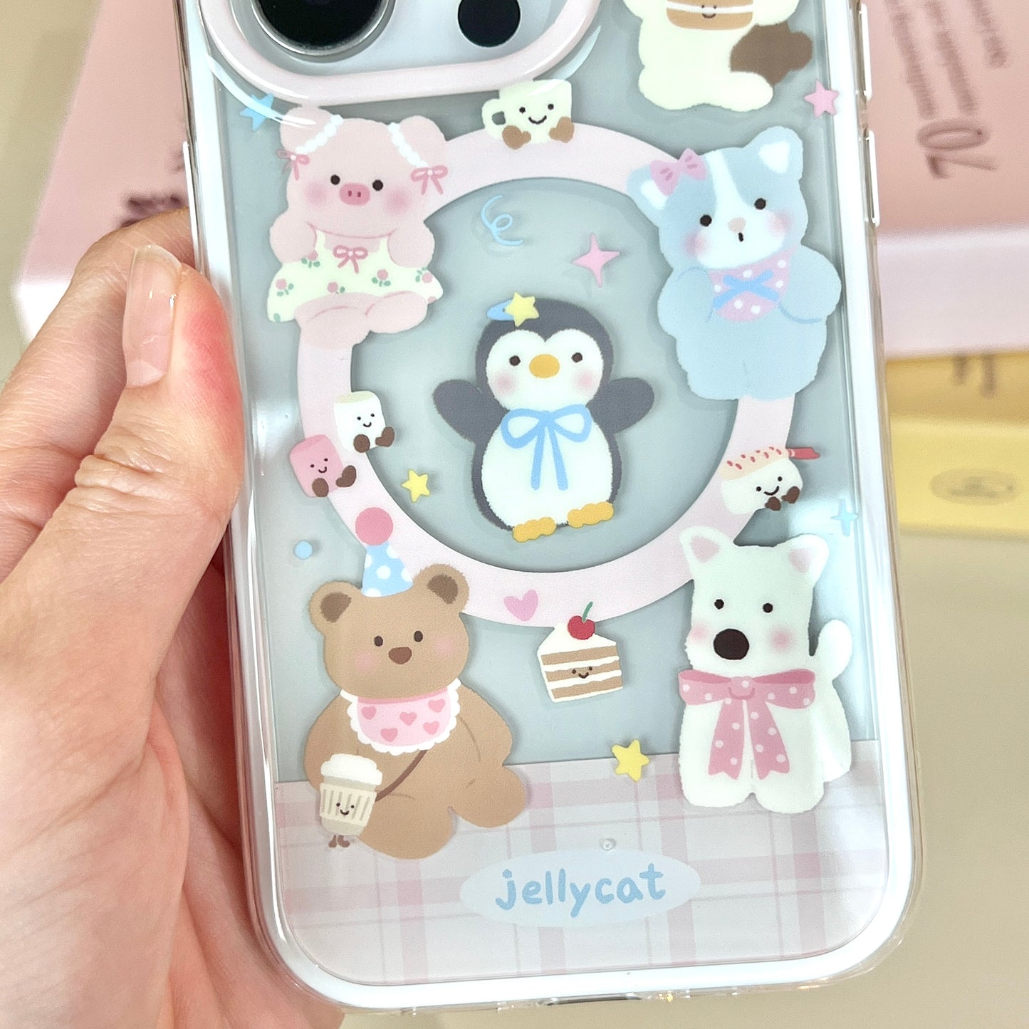 【Ready Stock】B100 ✨ MUST HAVE !JellyCat 摇摇乐手机壳