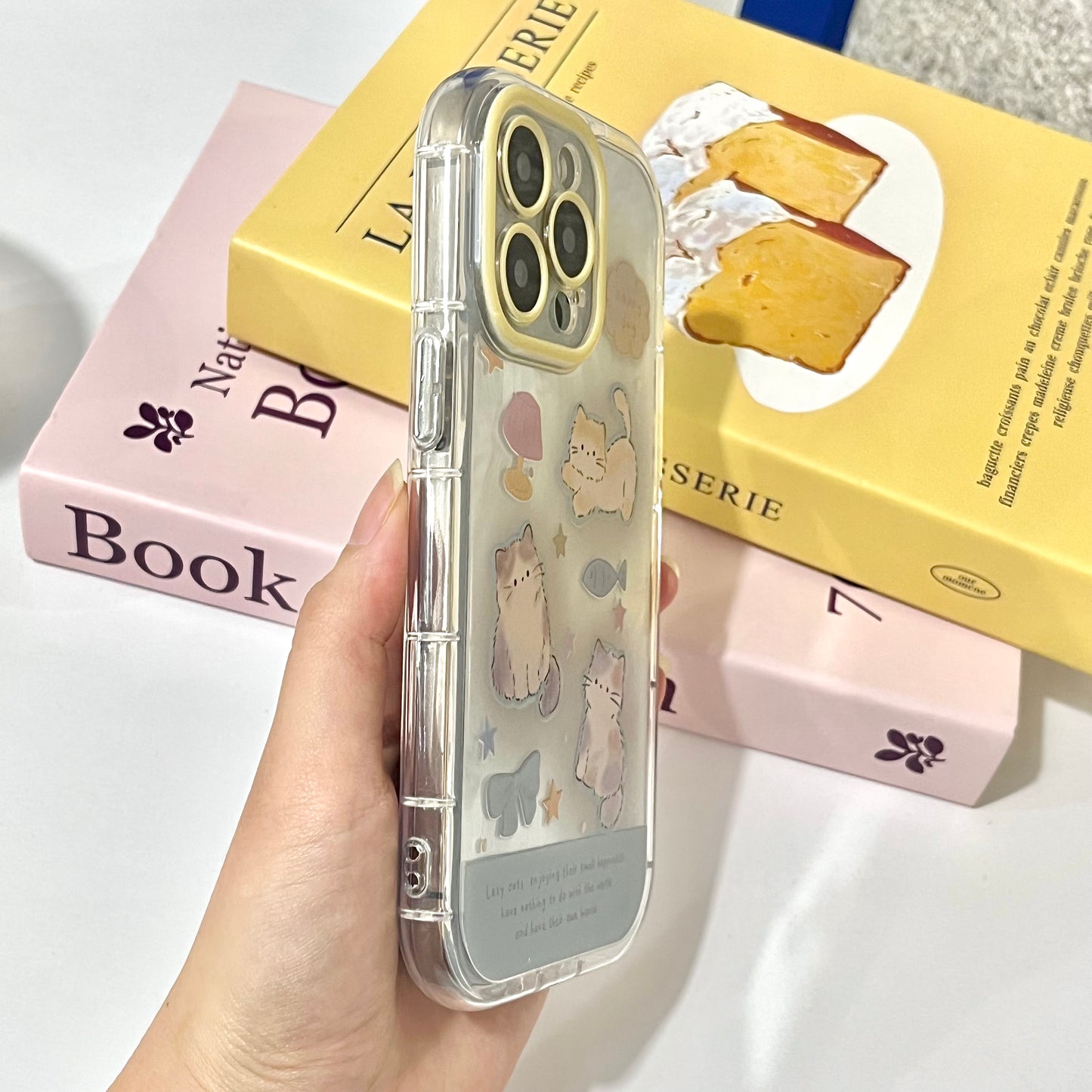 【Ready Stock】B053 ✨ 15 Pro Max 羽纱蓝色小猫