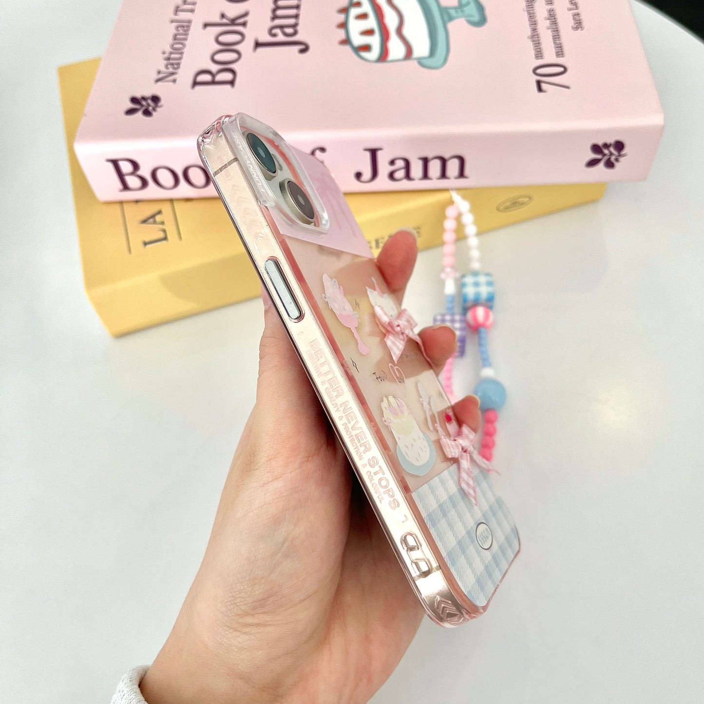 【Ready Stock】B083 ✨ ip 13/14 粉色蝴蝶结蛋糕小考拉