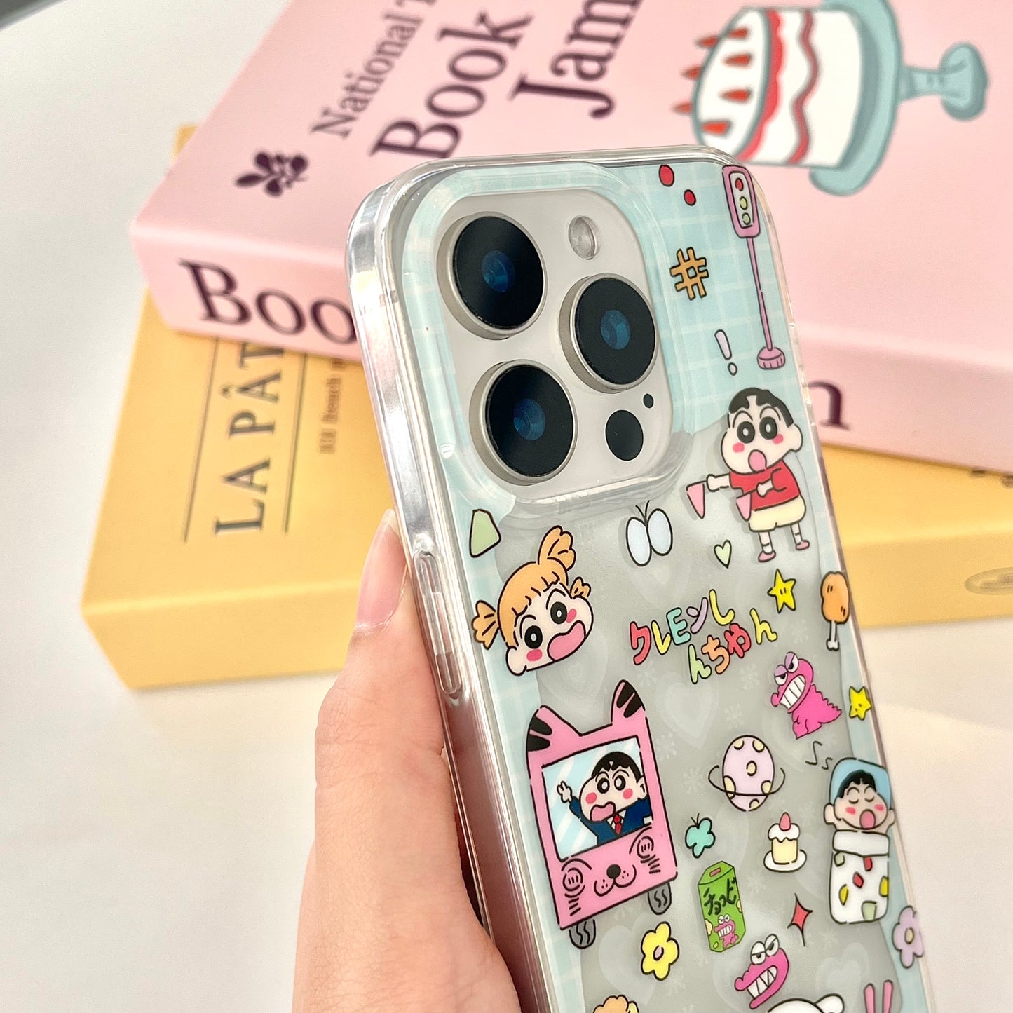 【Ready Stock】B082 ✨ 镭射可爱动漫蜡笔小新