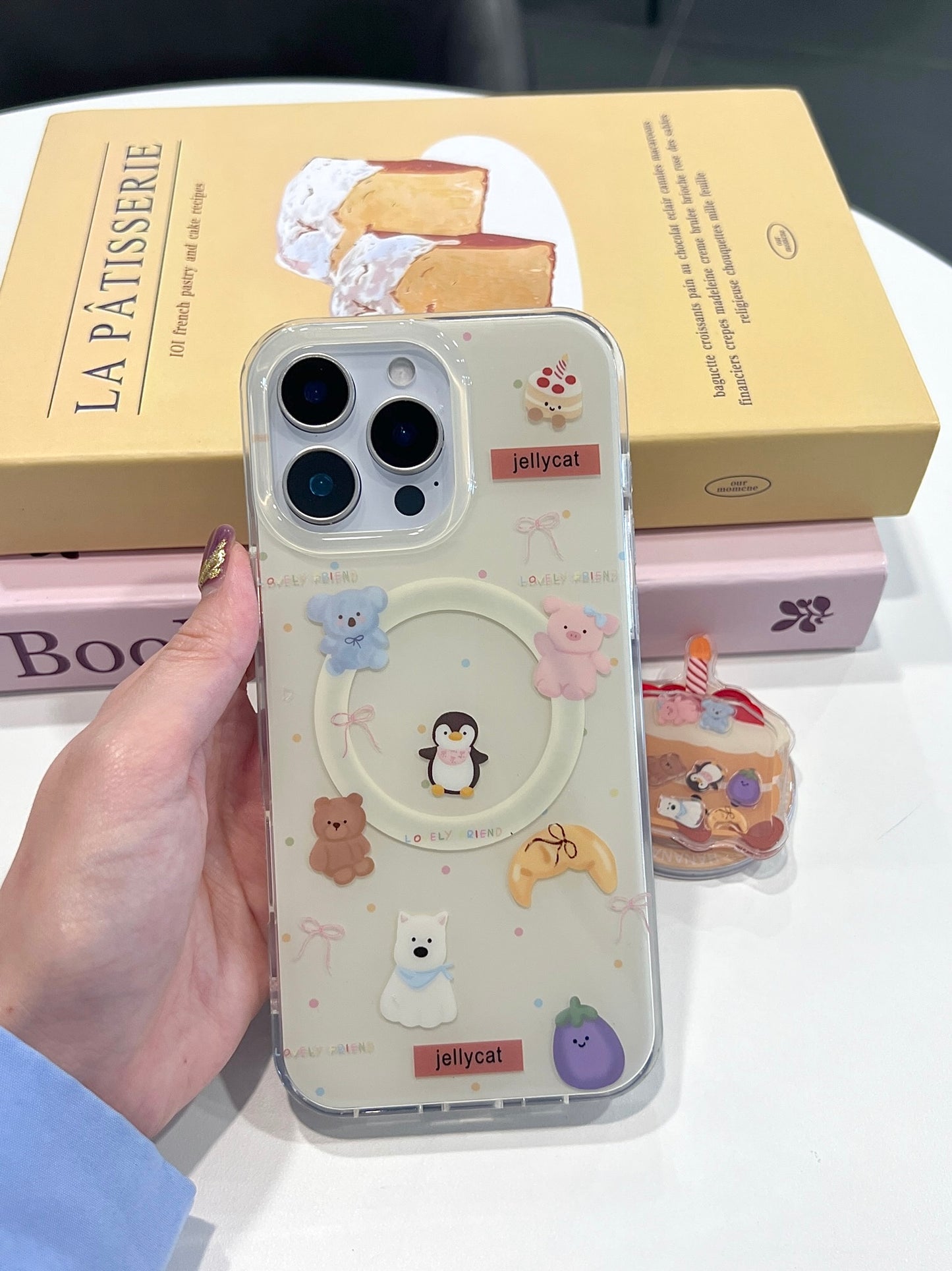 【MUST HAVE】B108 Jellycat 蛋糕摇摇乐磁吸壳