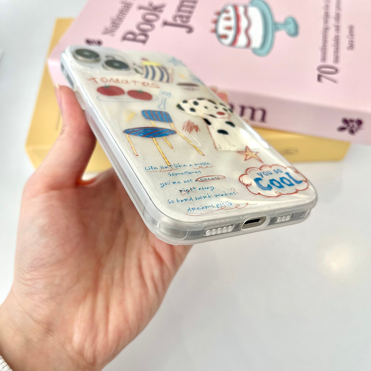 【Ready Stock】B078 ✨ ip 13/14 斑点狗插画