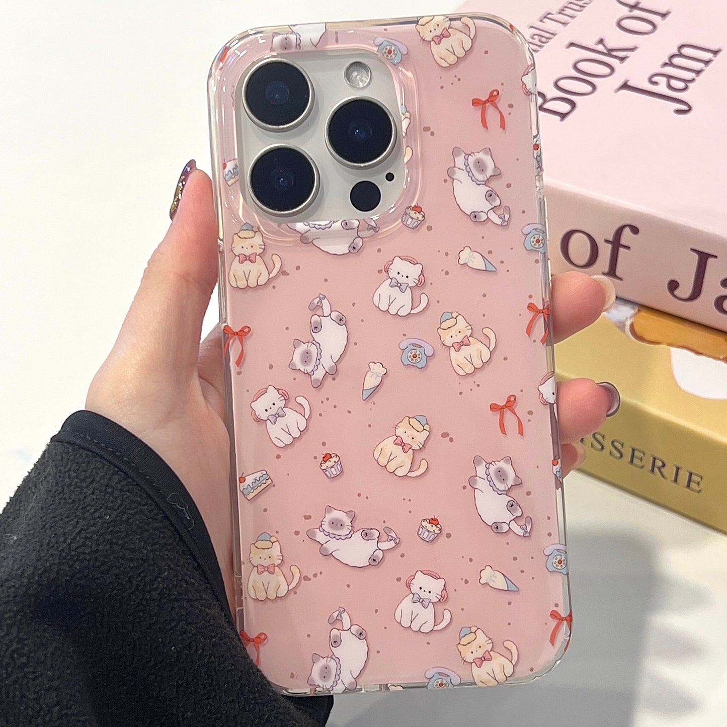 【Preorder】B139✨粉色猫咪壳子