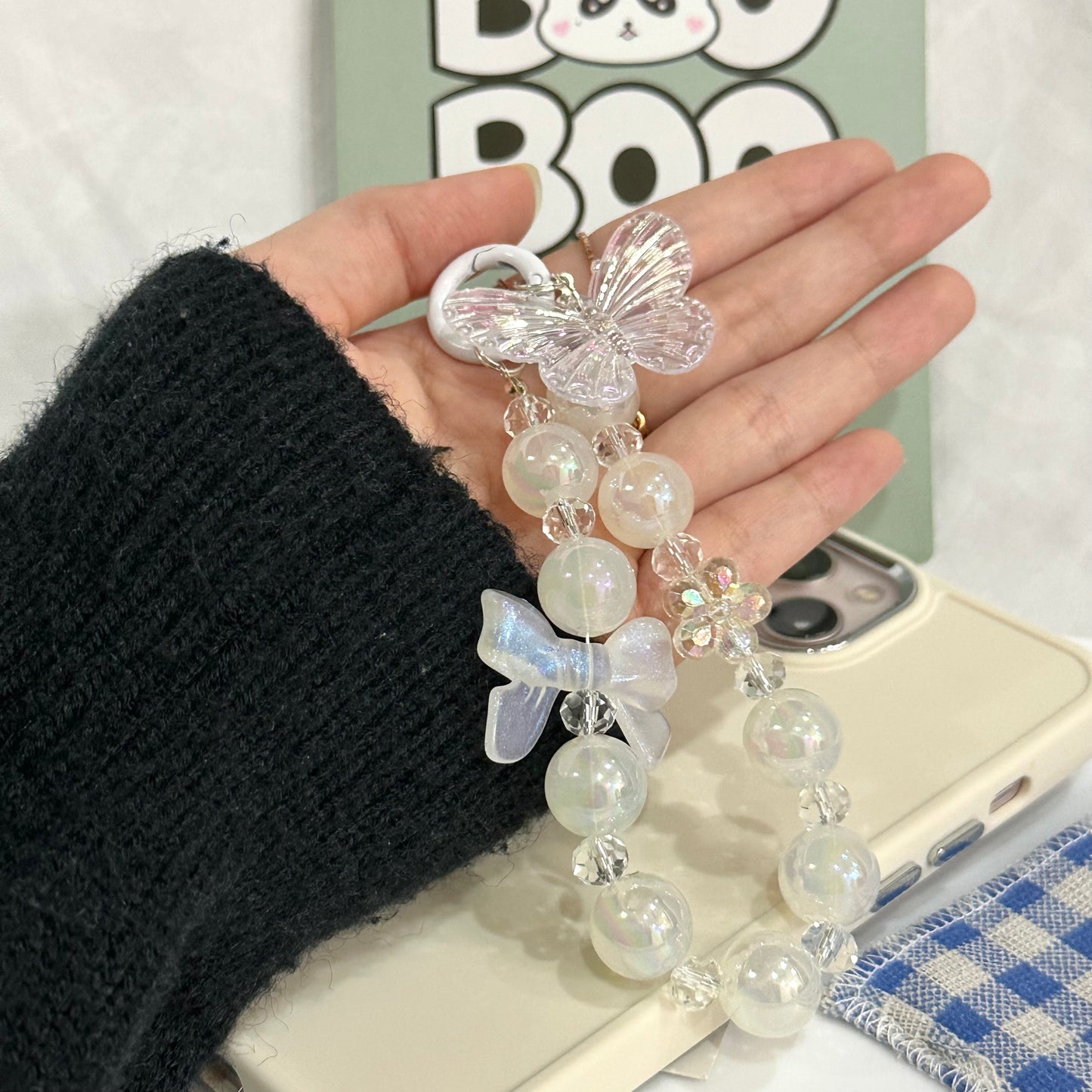 【Ready Stock】Beige 3D Love
