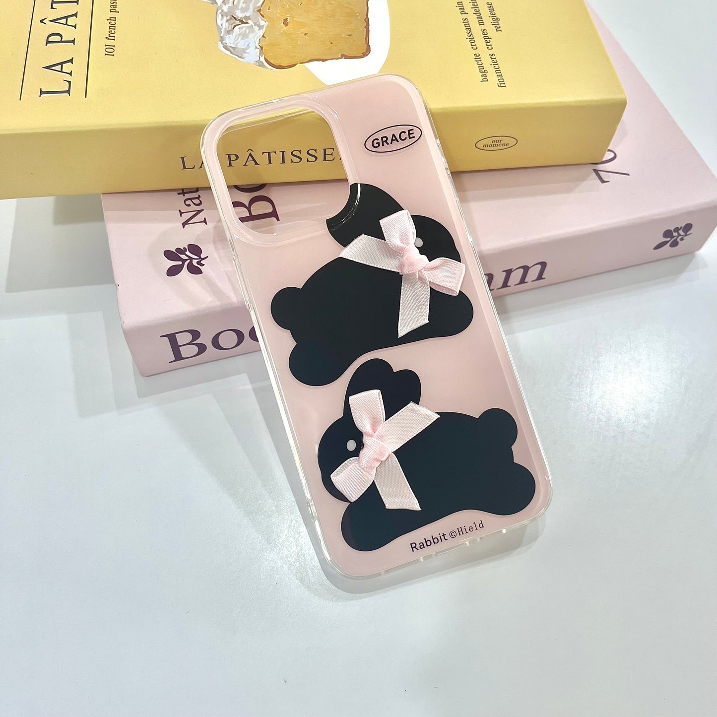 【Ready Stock】B040 ✨ 15PM 蝴蝶结黑兔兔🐰