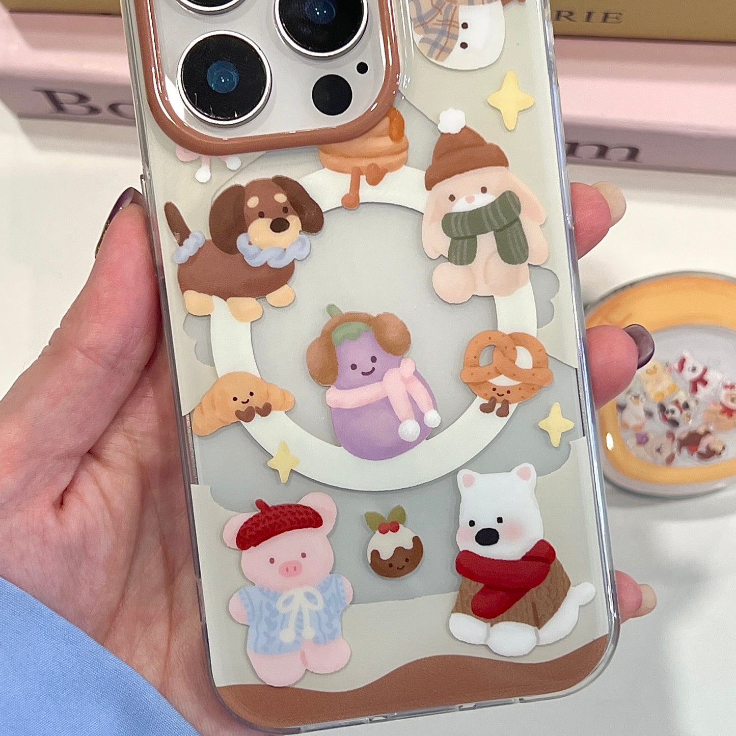 【Preorder】B137✨ JC 秋冬土司摇摇乐磁吸壳