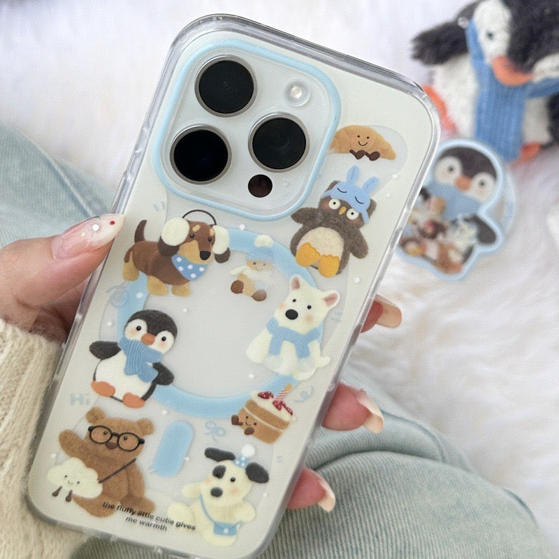 【Preorder】B128✨ 冬季Jelly Cat磨砂壳