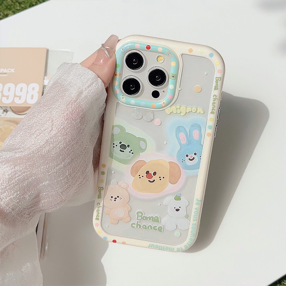【Ready Stock】B024 ✨ 夏日可爱油画小动物