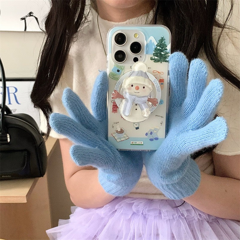 【Preorder】B130✨ 冬季雪人磁吸壳