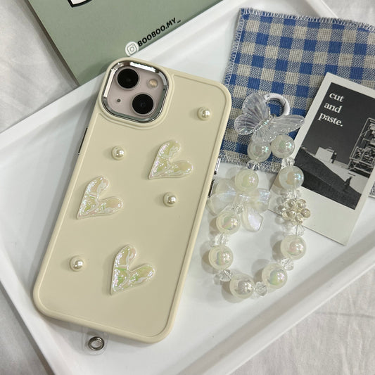 【Ready Stock】Beige 3D Love