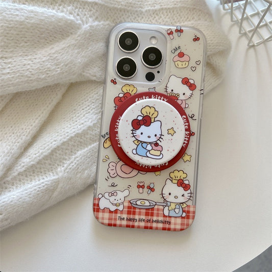 【Preorder】B129✨ Chef kitty🎀Hello Kitty 磁吸壳