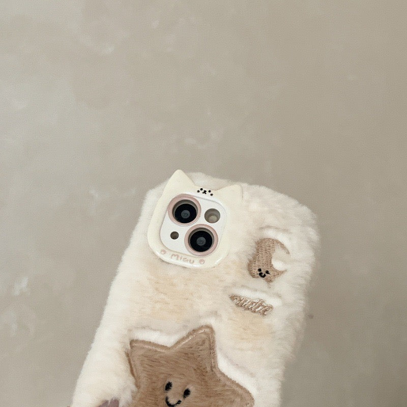 【Preorder】B090✨ 秋冬绒毛星月壳子