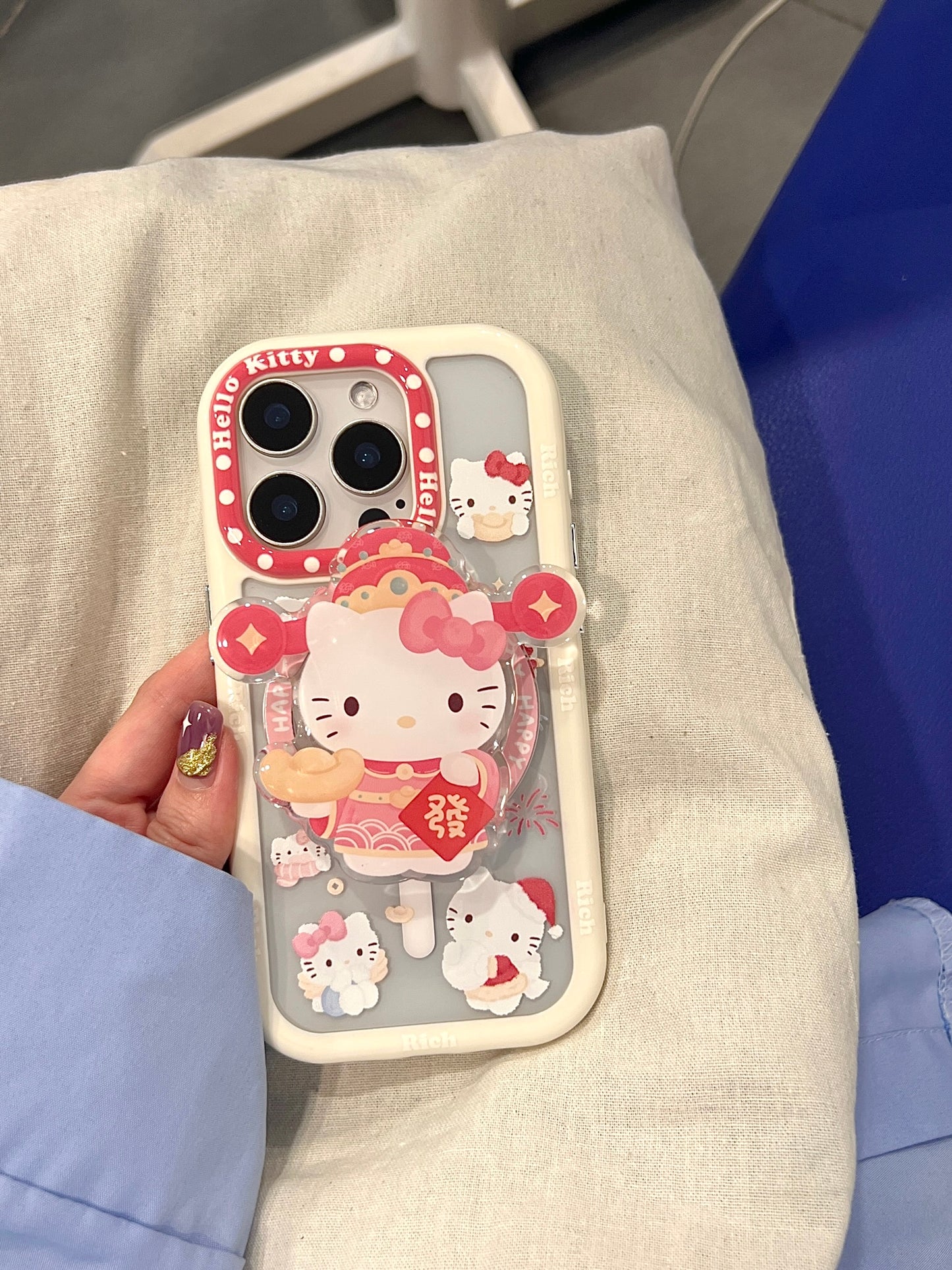 【Preorder】有PLUS款！B143✨ 财神Kitty磁吸壳